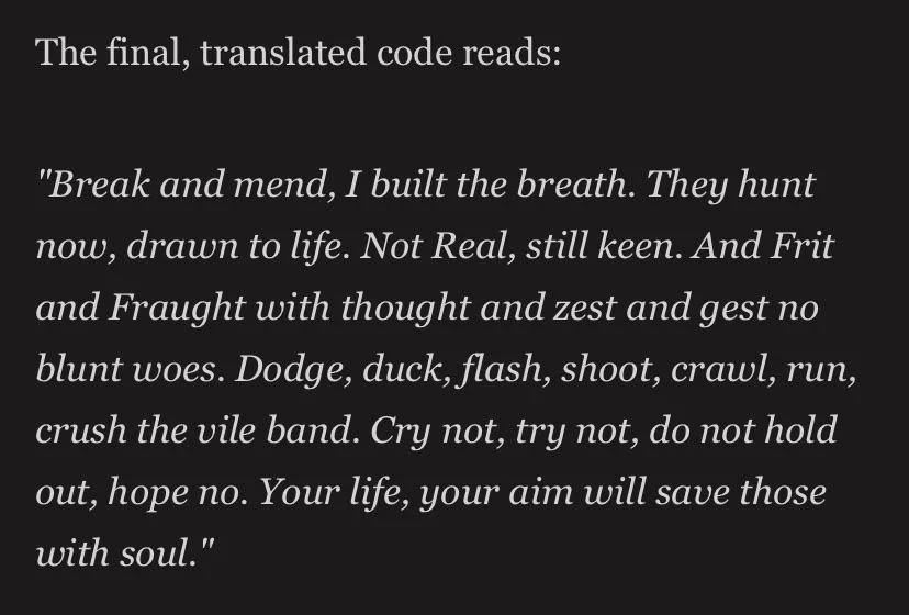 More evidence that Edwin lived on after SOTM: Edwin wrote the Wall Code ...