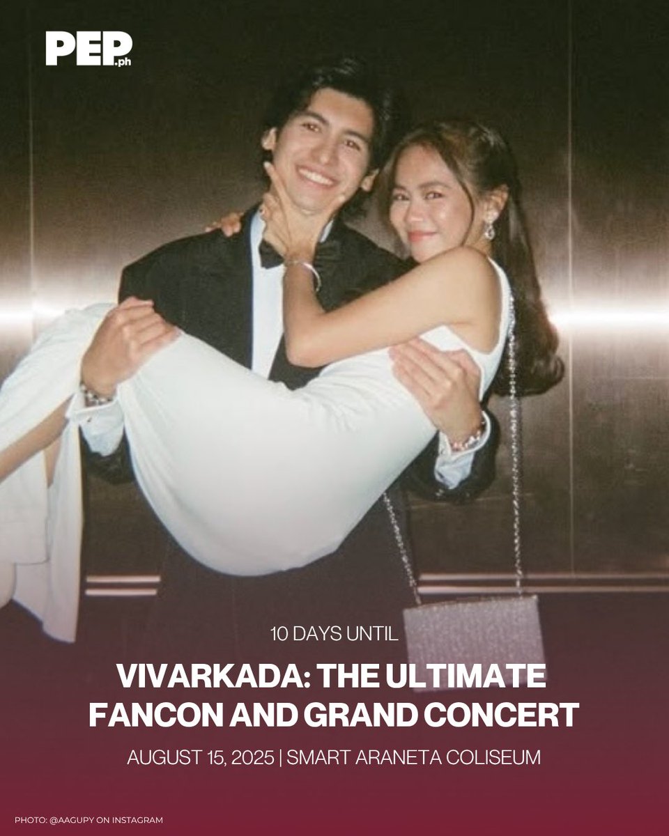 Just 10 days to go before Vivarkada: The Ultimate Fancon and Grand Concert lights up the Smart Araneta Coliseum! 🔥 

Happening on August 15, 2025, the biggest fancon of the year is almost here. ✨ 

#Vivarkada2025 #Vivaverse #PEPCountdown