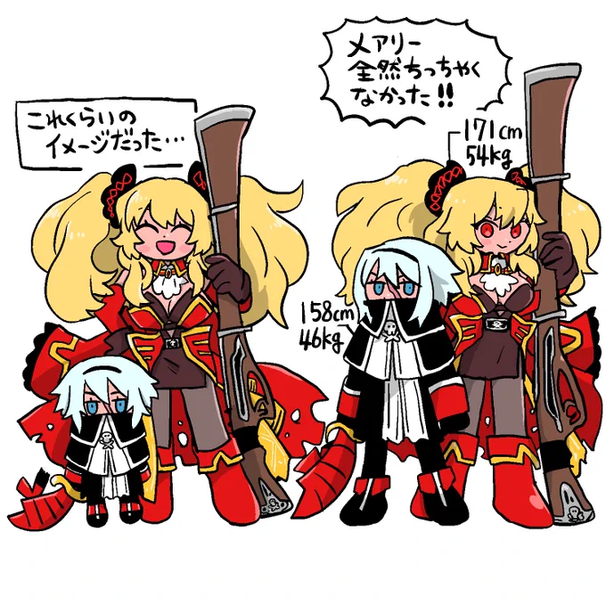 アンメアちゃん水着の方も2人になってほしい。 