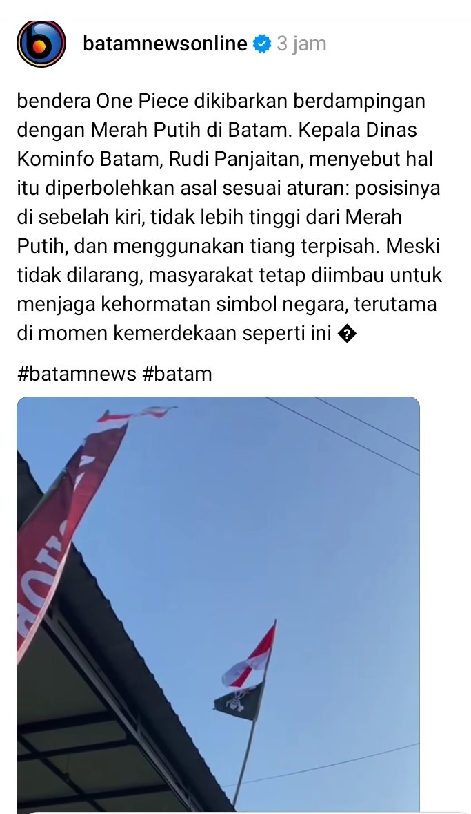 RakyatJelatas's tweet photo. @jawafess Batam beda https://t.co/Tic8ksN9yT