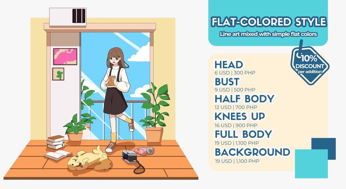 psions_studio's tweet image. ✨COMMISSIONS OPEN⭐
Hello, my commission is now open! 10% discount for every add-ons!

My carrd: psions.carrd.co
Free Sticker on Ko-Fi! ko-fi.com/psions
Vgen: vgen.co/psions_studio

#commissionsopen #openforcommissions #ArtistOnTwitter #VGenComm #artmoots