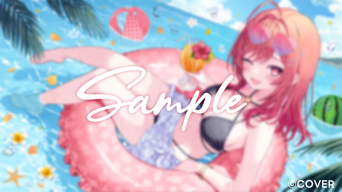 hololive DEV_IS所属 一条莉々華様の8月度メンバーシップ限定壁紙を