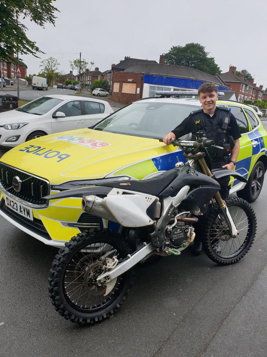 On 3 Aug 2025, officers patrolling Goldenhill Road, Kidsgrove seized an off-road bike and dealt with a male for driving offences.

This forms part of our ongoing work to tackle illegal vehicle use and improve safety across the force

#problemsolvingpolicing