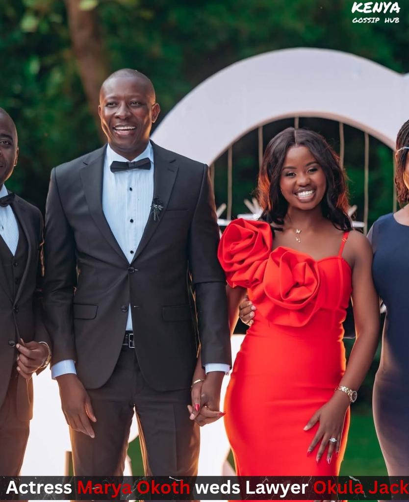 Actress Marya Okoth weds lawyer Okula Jack in a traditional ceremony in Ugenya, Siaya