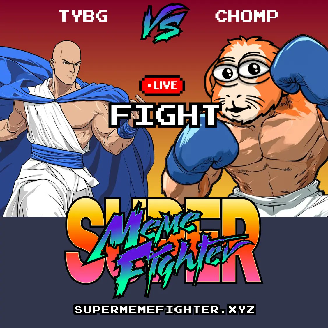 $TYBG for the win!
Join the Fight on supermemefighter.xyz
Referral_code : 40RMIB
#supermemefighter #web3gaming #P2E