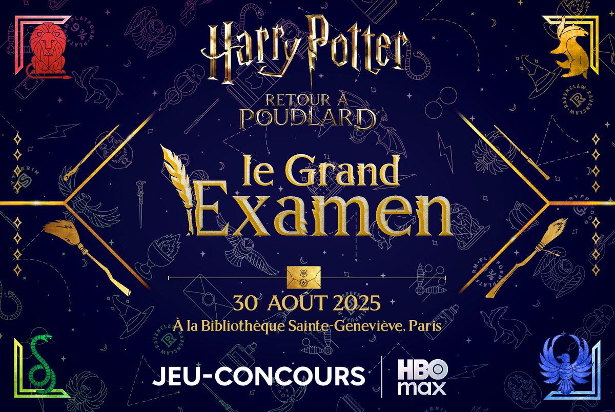 OQEE by Free (@oqeebyfree) on Twitter photo #JeuxConcours🎁
HBO Max vous invite à passer « le Grand Examen », pour tester vos connaissances sur Harry Potter (+ d’autres surprises)
On vous fait gagner 10x2 places 🎟️
Pour participer :
👉Follow <a href="/OQEEbyFree/">OQEE by Free</a> et <a href="/HBOMaxFR/">HBO Max France</a>
👉RT ce post
Tirage au sort le 17 août 🍀 #JeuxConcours🎁
HBO Max vous invite à passer « le Grand Examen », pour tester vos connaissances sur Harry Potter (+ d’autres surprises)
On vous fait gagner 10x2 places 🎟️
Pour participer :
👉Follow <a href="/OQEEbyFree/">OQEE by Free</a> et <a href="/HBOMaxFR/">HBO Max France</a>
👉RT ce post
Tirage au sort le 17 août 🍀