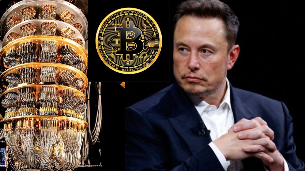 Elon Musk asked Grok about quantum threats to Bitcoin. Grok: Near-zero risk  by 2030, <10% by 2035. Tesla & SpaceX hold $2.1B in BTC. IBM aims for 2,000  qubits by 2033. Deloitte