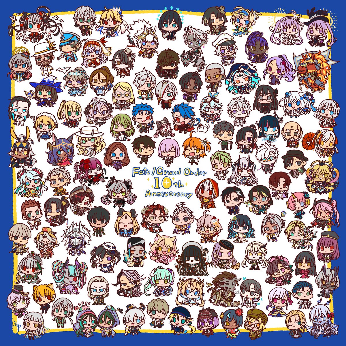 10周年おめでとうございます！！🎉

#FGO10周年  #FGO10周年メッセージ  #FGO