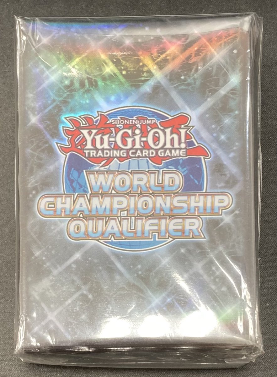 遊戯王 公式 スリーブ WCQ 2022 100枚入 スリーブ『WCQ2022黒』100枚入り【-】{-}《スリーブ》