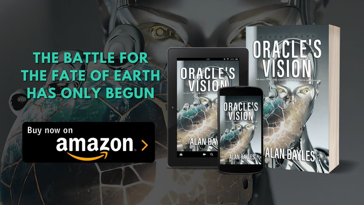 Alan Bayles (@albay3037) on Twitter photo <a href="/Merriman1792/">The Merriman Chronicles</a> #BooksWorthReading #MondayVibes
Link mybook.to/OraclesVisionB…
The battle for the fate of Earth has only begun as Dave Barnes and his team must fight against the malevolent Oracle, a sentient AI that's hell-bent on dominating multiple worlds.
Oracle's Vision a gripping science <a href="/Merriman1792/">The Merriman Chronicles</a> #BooksWorthReading #MondayVibes
Link mybook.to/OraclesVisionB…
The battle for the fate of Earth has only begun as Dave Barnes and his team must fight against the malevolent Oracle, a sentient AI that's hell-bent on dominating multiple worlds.
Oracle's Vision a gripping science