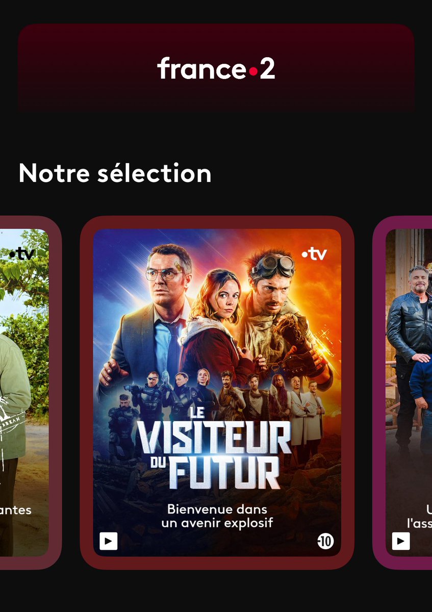 Et hop ! #LeVisiteurDuFutur est maintenant disponible gratuitement en REPLAY sur France.tv pendant 7 jours ! 

france.tv/france-2/73589…