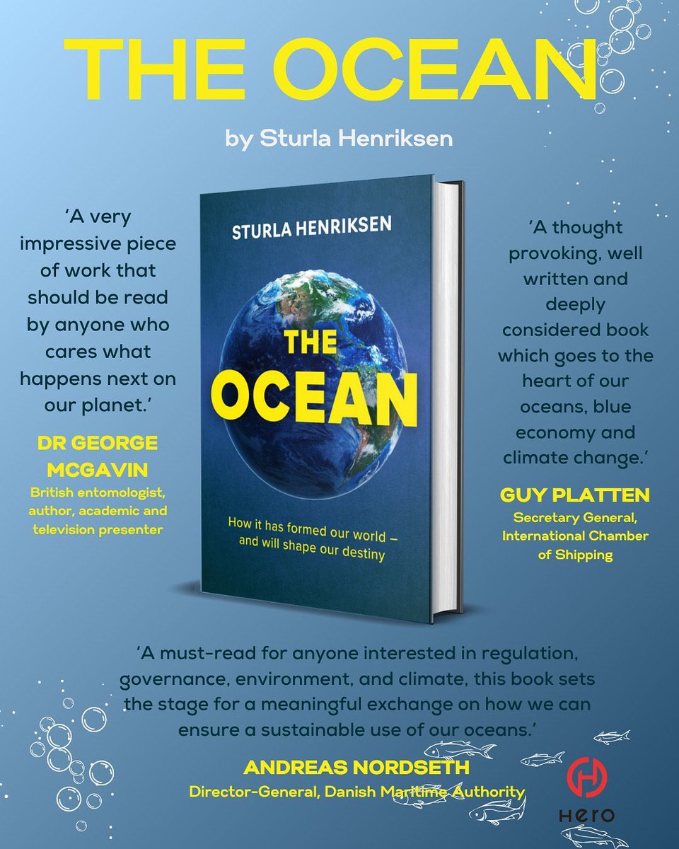 Legend Press (@legend_press) on Twitter photo Why should you read <a href="/SturlaHenriksen/">Sturla Henriksen</a>’s THE OCEAN? I’ll leave it to the experts to convince you 🌊
#TheOcean #SturlaHenriksen #ClimateCrisis #HeroBooks Why should you read <a href="/SturlaHenriksen/">Sturla Henriksen</a>’s THE OCEAN? I’ll leave it to the experts to convince you 🌊
#TheOcean #SturlaHenriksen #ClimateCrisis #HeroBooks