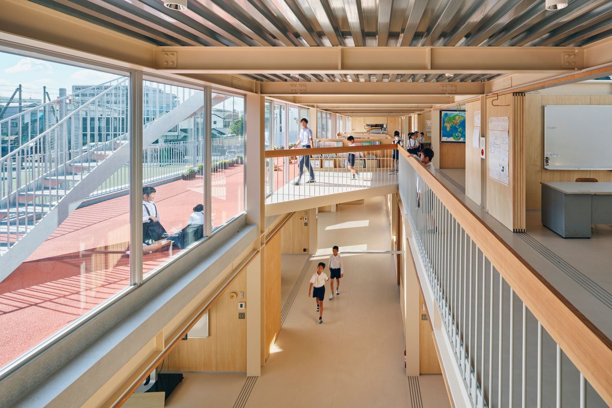 Archello's tweet image. At Kawasaki Korean School by KACH, a lightweight steel frame and ground-replacement method enable a cost-effective build on soft coastal land.
buff.ly/vhyTPmE
#LightweightConstruction #ArchitectureAsCivicStage #FlexibleDesign