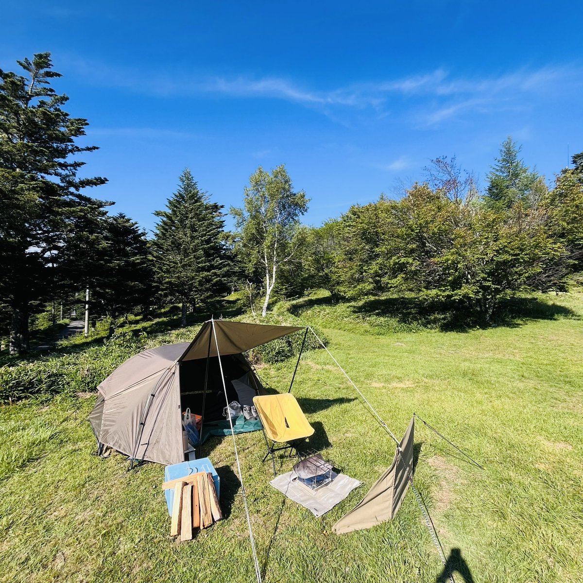 fukuda_tkc's tweet image. 【涼しく黄カブ】
冷涼なお国へとうちゃこー！
＼(^o^)／

#黄カブ #ct125 #ハンターカブ #ja65 #ソロキャンプ