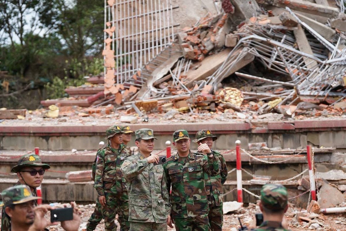 ChandyMao's tweet image. Phnom Penh, August 04, 2025
Spokesperson of the Ministry of National Defense Kingdom of Cambodia :

I would like to inform the public, as well as national and international journalists, of the following:

At 11 a.m. this morning, Thai armed forces, accompanied by heavy machinery…