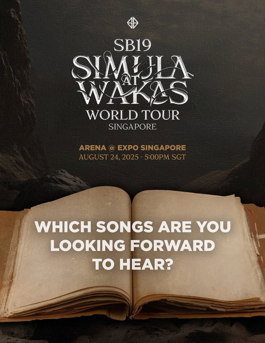 Sony Music Singapore (@sonymusicsg) on Twitter photo π Simula at Wakas World Tour: Singapore
<a href="/SB19Official/">SB19 Official</a>
Itβs August, and you know what that means? Itβs officially concert month!
What song from SB19 do you really want to hear live? Share that song below π π Simula at Wakas World Tour: Singapore
<a href="/SB19Official/">SB19 Official</a>
Itβs August, and you know what that means? Itβs officially concert month!
What song from SB19 do you really want to hear live? Share that song below π
