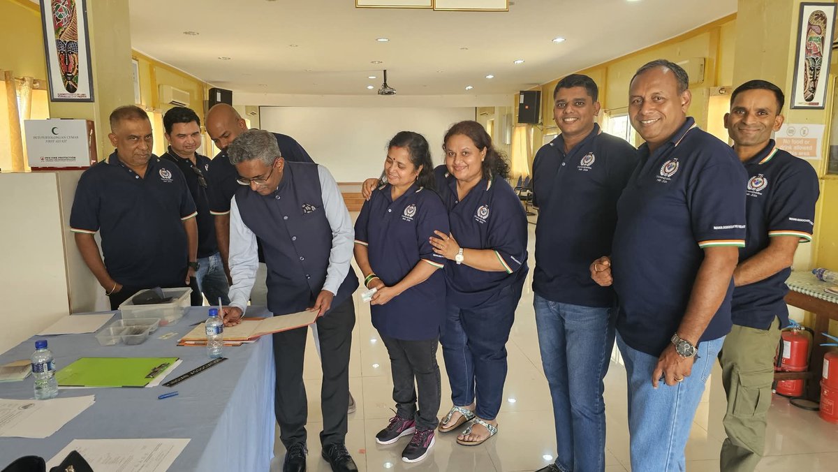 Glimpses of Consular and attestation services  rendered by the High Commission of India,  Brunei Darussalam at Consular Services Camp held yesterday, Sunday, 3 August 2025 at IAB Hall, Seria, Kuala Belait, Brunei Darussalam.

<a href="/MEAIndia/">Randhir Jaiswal</a> <a href="/RamuAbbagani/">Abbagani Ramu</a> <a href="/DiasporaIndian/">Indian Diaspora</a>