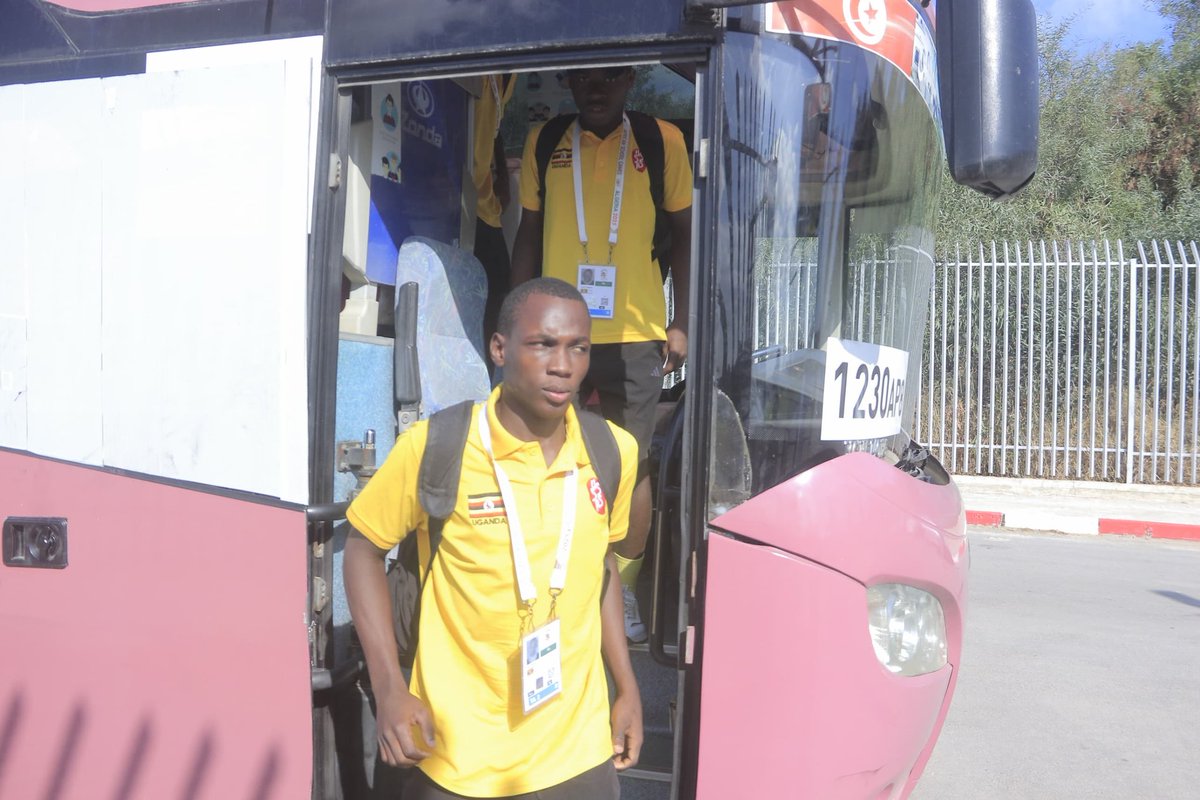 #ANOCASchoolGames2025-Algeria
Football Boys || Third place 

On site 📍
 Buddo SS arriving at 19 Mai (Annex) stadium ahead of their third place game against Sudan at 10:00 PM  (12:00 PM EAT)