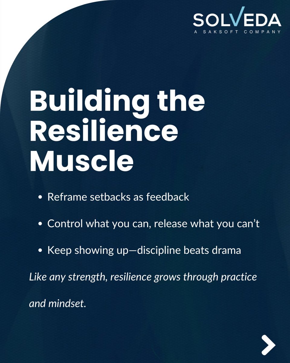 SolvedaGlobal's tweet photo. #Solveda #MondayMotivation #ResilienceAtWork #LeadershipDevelopment https://t.co/gPWSPzak1q