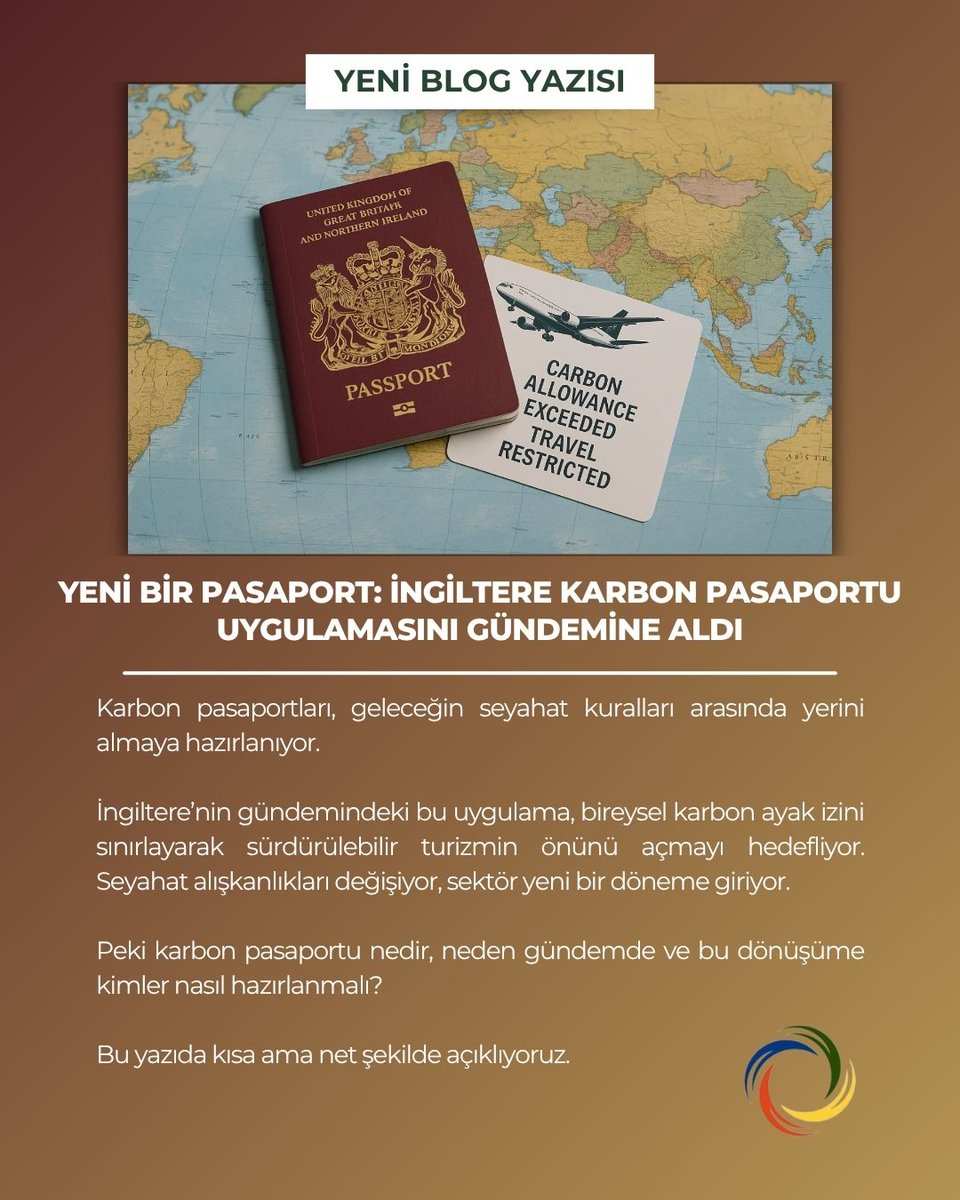 Karbon pasaportları, geleceğin seyahat kuralları arasında yerini almaya hazırlanıyor.

Peki karbon pasaportu nedir, neden gündemde ve bu dönüşüme kimler nasıl hazırlanmalı?

Bu yazıda kısa ama net şekilde açıklıyoruz.

surdurulebilirticaret.org/yeni-bir-pasap…