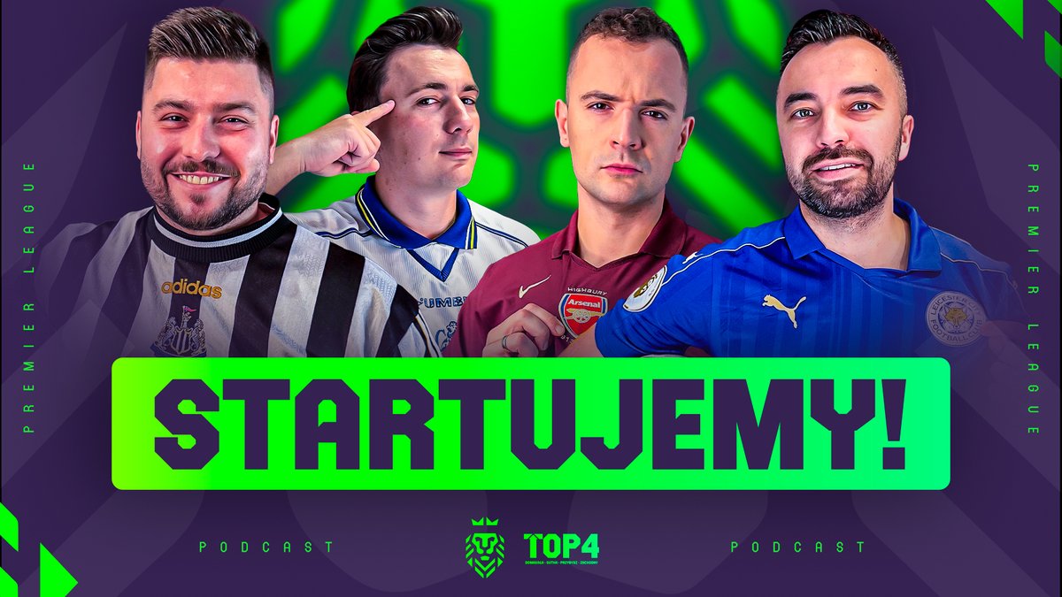 Piotr Domagała (@piotr_domagala) on Twitter photo 🚨 HERE WE GO!
Zamiast siedzieć i marudzić, że „kiedyś to było”, postanowiliśmy zadziałać. Wracamy do gry – ale już na swoim.
Top Four Podcast to nasz nowy kanał o Premier League.
Razem z <a href="/M_Gutka/">Michał Gutka</a> <a href="/RadekP92/">Radosław Przybysz</a> i <a href="/mzachodny/">Michał Zachodny</a> zapraszamy was do naszego nowego domu. Wszystko z pasją, 🚨 HERE WE GO!
Zamiast siedzieć i marudzić, że „kiedyś to było”, postanowiliśmy zadziałać. Wracamy do gry – ale już na swoim.
Top Four Podcast to nasz nowy kanał o Premier League.
Razem z <a href="/M_Gutka/">Michał Gutka</a> <a href="/RadekP92/">Radosław Przybysz</a> i <a href="/mzachodny/">Michał Zachodny</a> zapraszamy was do naszego nowego domu. Wszystko z pasją,