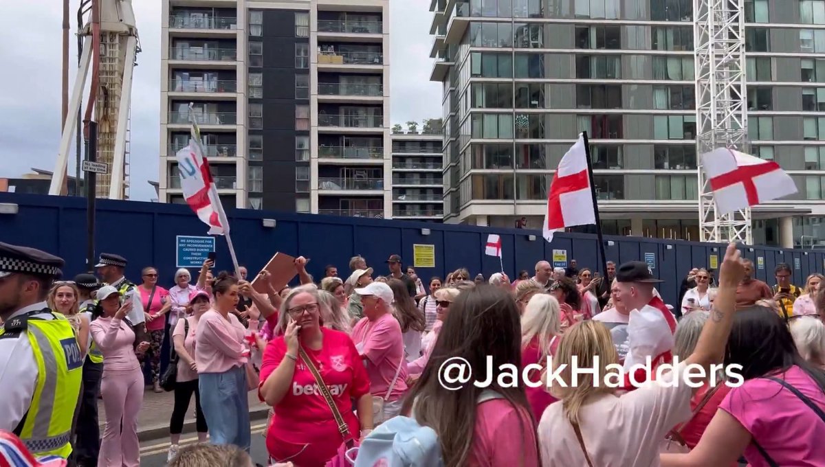 Probably right. Conga dancing women dressed in pink are notoriously dangerous.