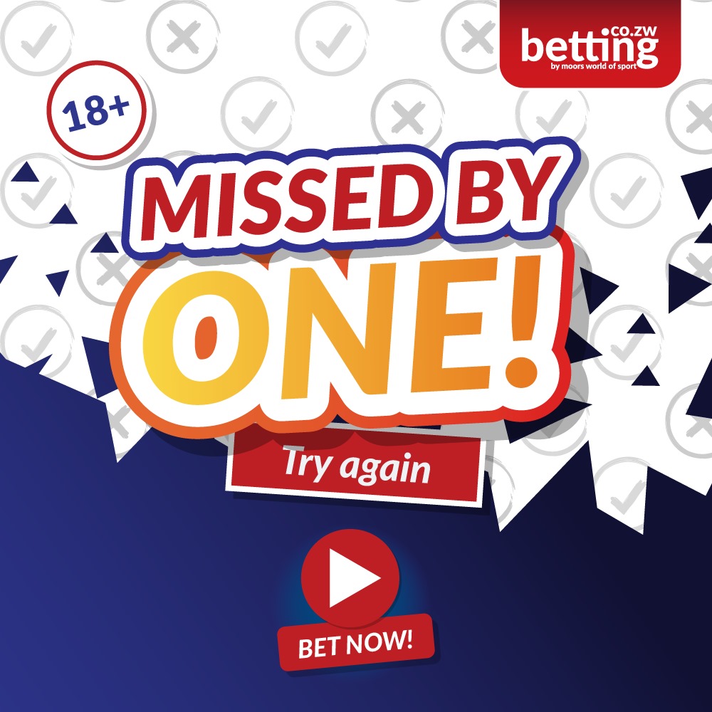 MISSED BY ONE 🔥🔥🔥
YOU🫵 deserve to TRY AGAIN🔁
FOLLOW ALL THE RULES TO WIN‼👇
Comment with the SCREENSHOT of your ticket that MISSED BY ONE and WIN a $5 Freebet.
Rewarding the first 10 tickets,
Tickets should've at least 6 selections or more &amp; not older than 2 days.
One