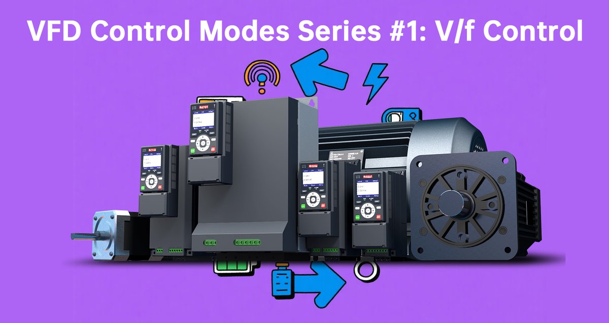 Wolfpower_Tech's tweet image. VFD Control Modes Series #1：V/f Control

📘Read the full story here:wolfpower.cn/news/detail?id…

#VFD #industrialautomation #motor #VFControl #FanControl #PumpControl #VectorControlIntro #IndustrialAutomation #MotorSpeedControl #VFDTechnology #TorqueBoost #EnergySavingSolutions