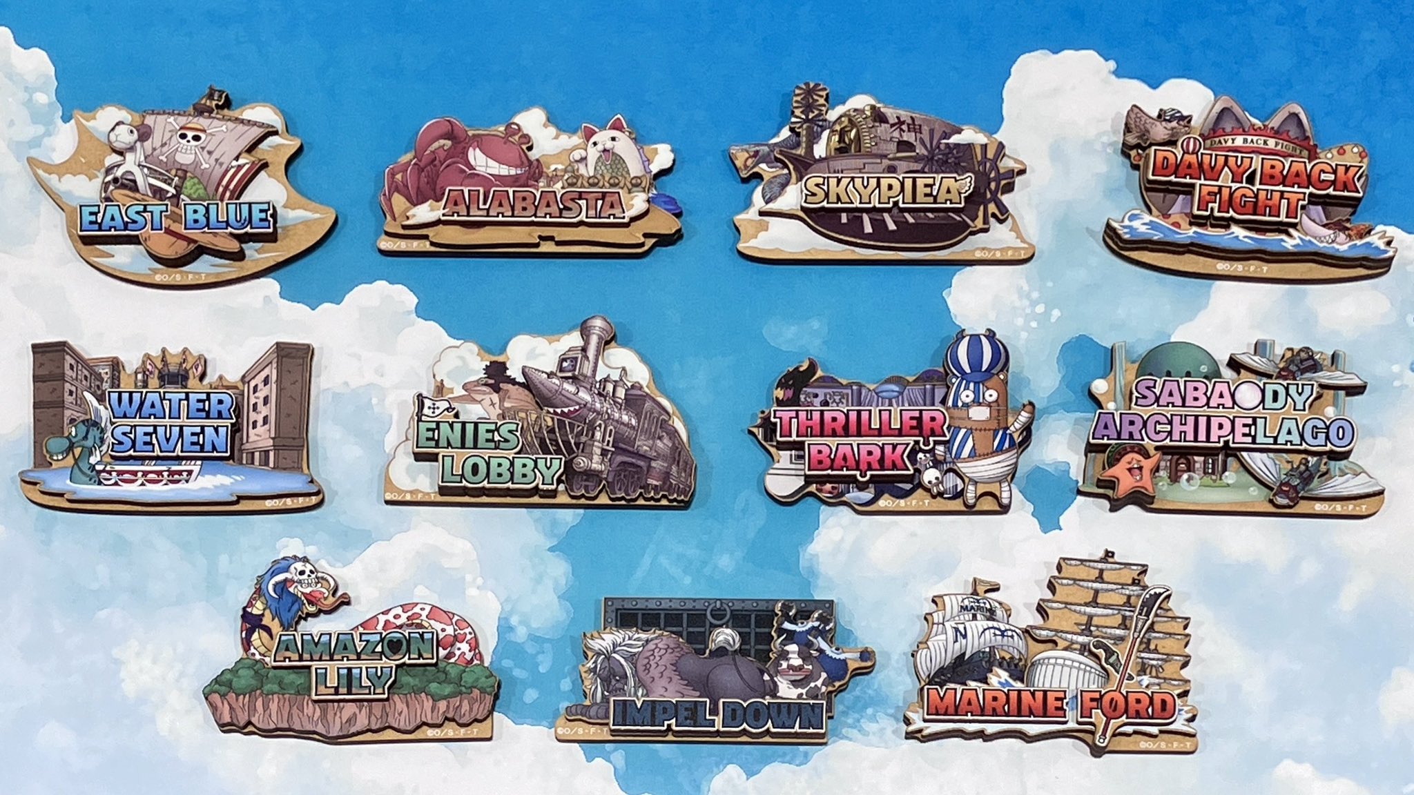 ONE PIECE マグネット19枚セット ONE PIECE 麦わらストアあべの店 on X: 