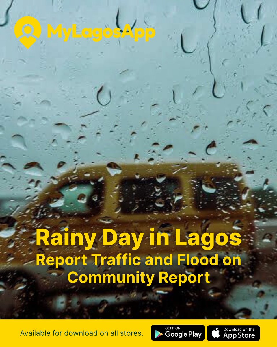 MyLagosapp01's tweet photo. Rainy day in Lagos? We know the struggle!
Flooded roads, traffic everywhere, itβs the usual.
πSpotted a flooded street or heavy traffic?
Help others out, report it on Community Report on MyLagosApp β
#MyLagosApp #LagosUpdate #Rain #CommunityReport https://t.co/zFZGDGPRUf