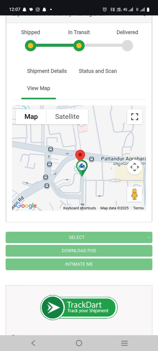 goforsrb's tweet photo. @BlueDartCares Update: Showed up at the exact delivery location myself – no @BlueDartCares delivery guy, no call, nothing. Yet again, they shamelessly marked it attempted

Congrats @BlueDartCares – another day wasted with zero accountability. My wife flies on 6th Aug. This is a joke. Fix it now https://t.co/4SZhWLmgQN