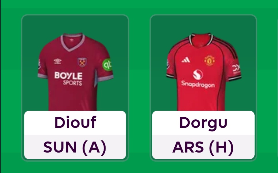 The most exciting £4.5m to rotate 👀

GW1 ⚒️ SUN (A)
GW2 👹 FUL (A)
GW3 👹 BUR (H)
GW4 ⚒️ TOTT (H)
GW5 ⚒️ CRY (H)
GW6 ⚒️ EVE (A)
GW7 👹 SUN (H)
GW8 ⚒️ BRE (H)
GW9 ⚒️ LEE (H)
GW10 👹 NFO (A)
GW11 ⚒️ BUR (H)
GW12 👹 EVE (H)

No bad fixtures! 

🤝 Bookmark and follow for future