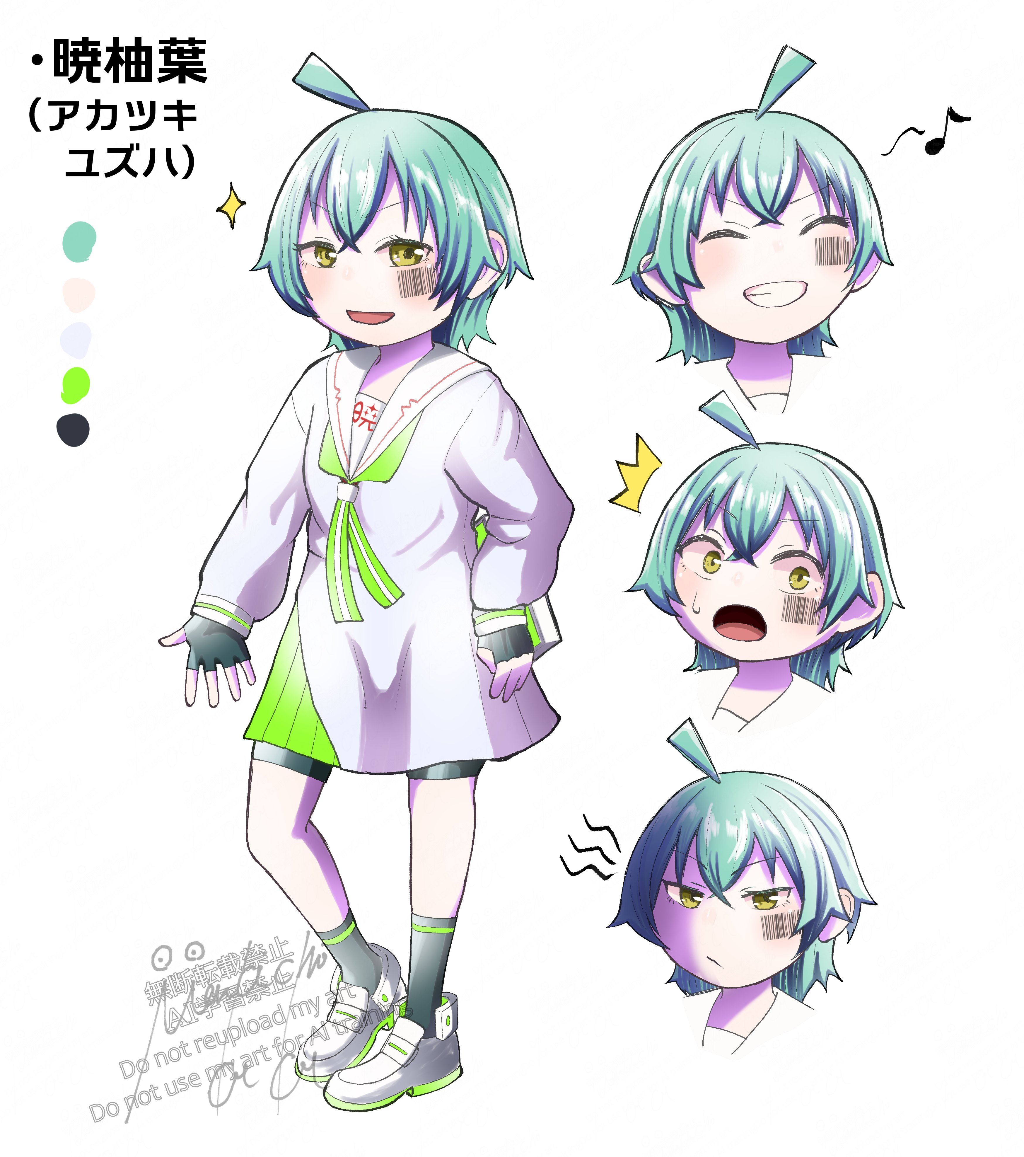 とももん/手描きイラスト2点 For beginners] How to draw a mini character! 3 sizes