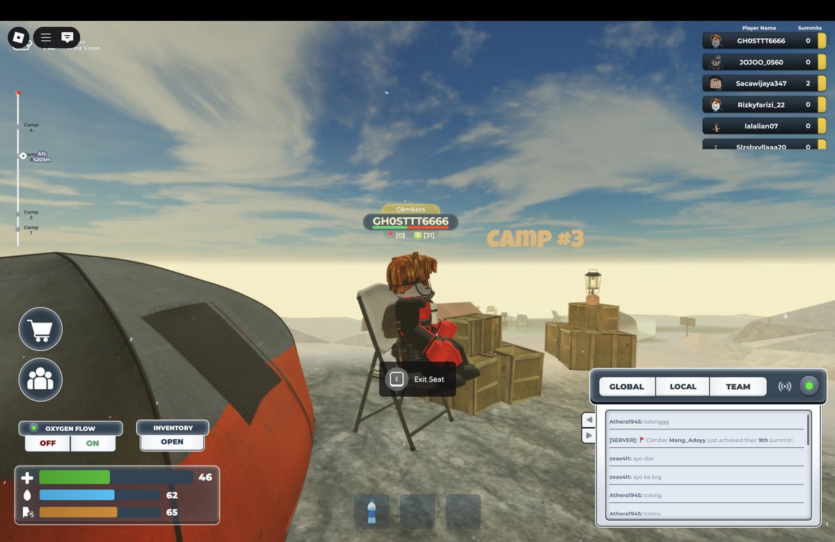 Nyantai dulu di camp 3..