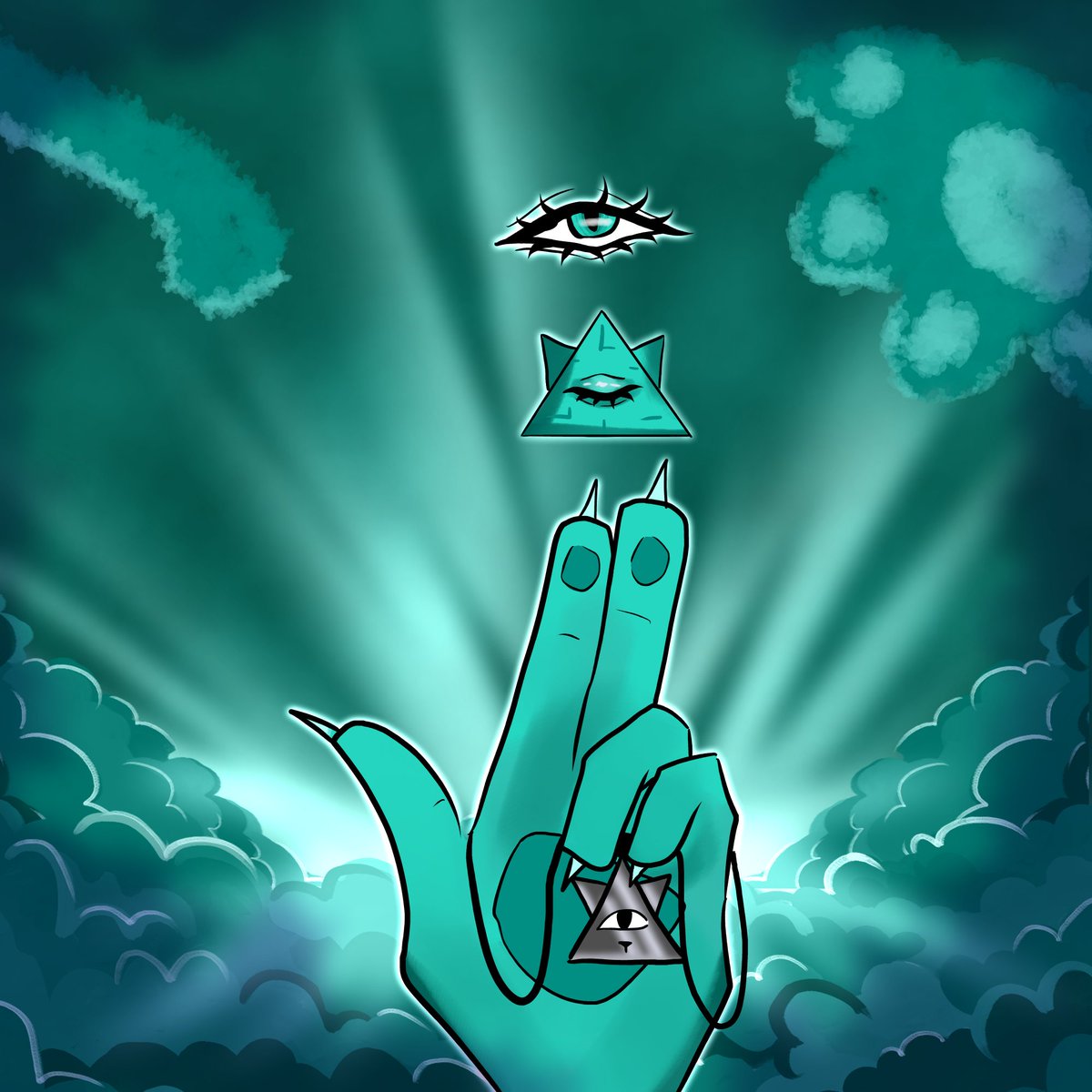 Third eye blinking.