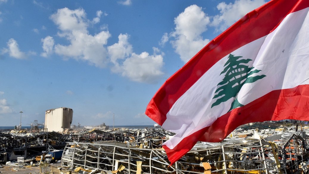 Our flag is at half-mast today remembering the tragedy of the Beirut port Blast on 4 August, 2020 at 06:07 pm. Families of victims deserve justice, accountability &amp; truth. 

UK continues to call for accountability &amp; a transparent and swift investigation into #BeirutPortBlast