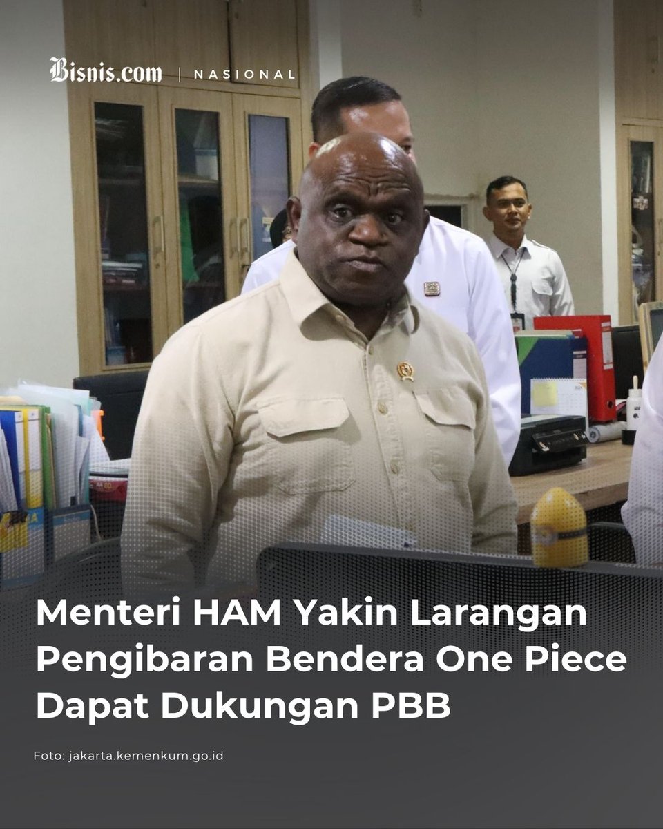 Anjritt, dapat dukungan PBB gak tuh?

Segitu populer nya kah Indonesia, bahkan sampai urusan larangan pengibaran bendera “one piece” aja dipantau oleh PBB?

Lawak mulu nih orang😂