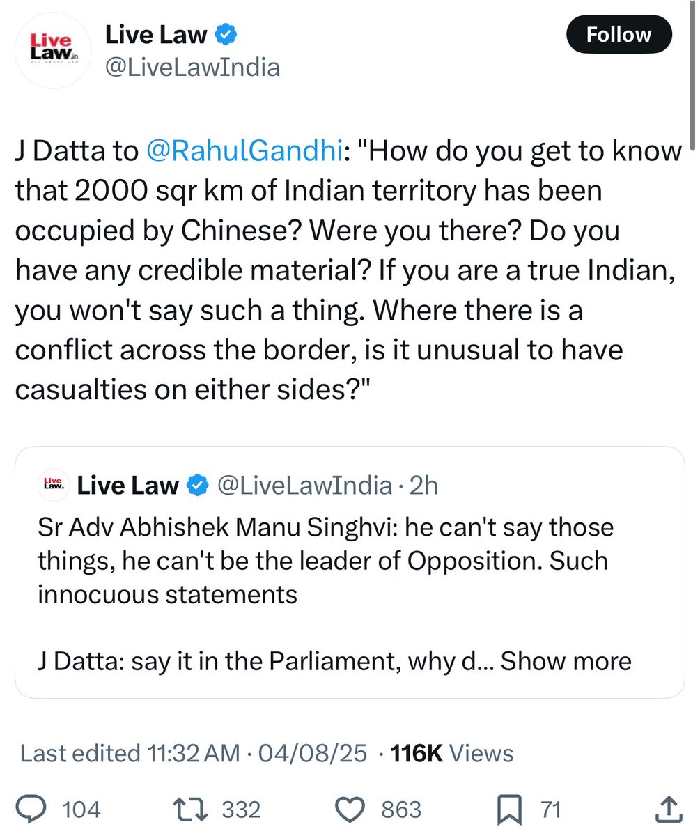 Pappu got owned by J Datta. ☠️😹