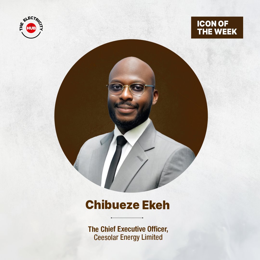 Today, we are thrilled to spotlight 𝗖𝗵𝗶𝗯𝘂𝗲𝘇𝗲 𝗘𝗸𝗲𝗵, the Chief Executive Officer of 𝗖𝗘𝗘𝗦𝗢𝗟𝗔𝗥 𝗘𝗻𝗲𝗿𝗴𝘆 𝗟𝗶𝗺𝗶𝘁𝗲𝗱, who is at the forefront of Nigeria's renewable energy revolution.

Under his leadership, Ceesolar has been instrumental in implementing