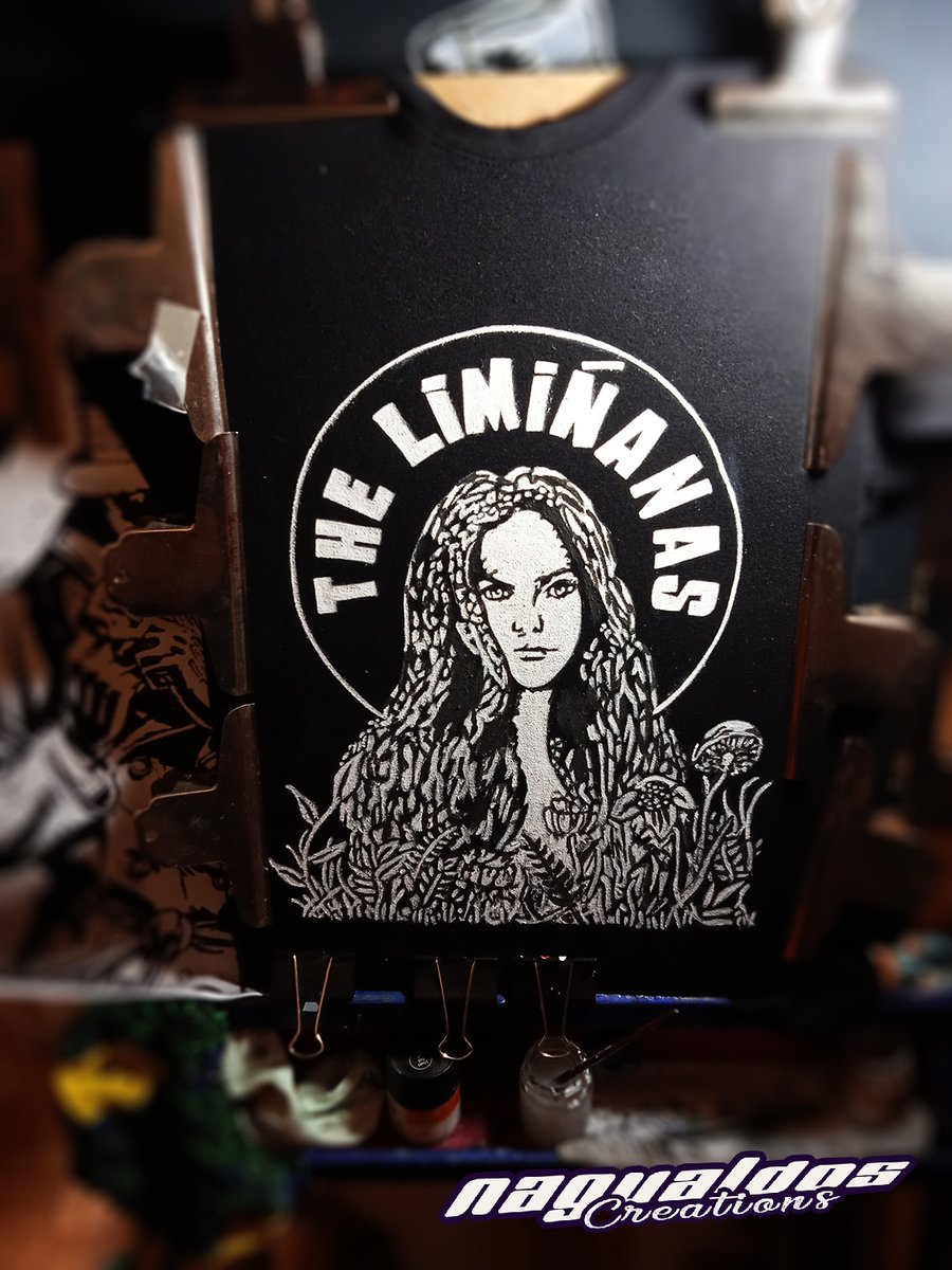 nagualdos's tweet photo. The Limiñanas Black T-Shirt. Female Size: M @followers @everyone #handmade #exarxia #rockmusic #garagerock #popmusic #exarcheia #GarageMusic #handpaint #drawingtextile #drawingtextiles #drawingorder #castom #joanjet #psych #exarcheiaart #castomclothes #rockandroll https://t.co/EF5uNdjwTV