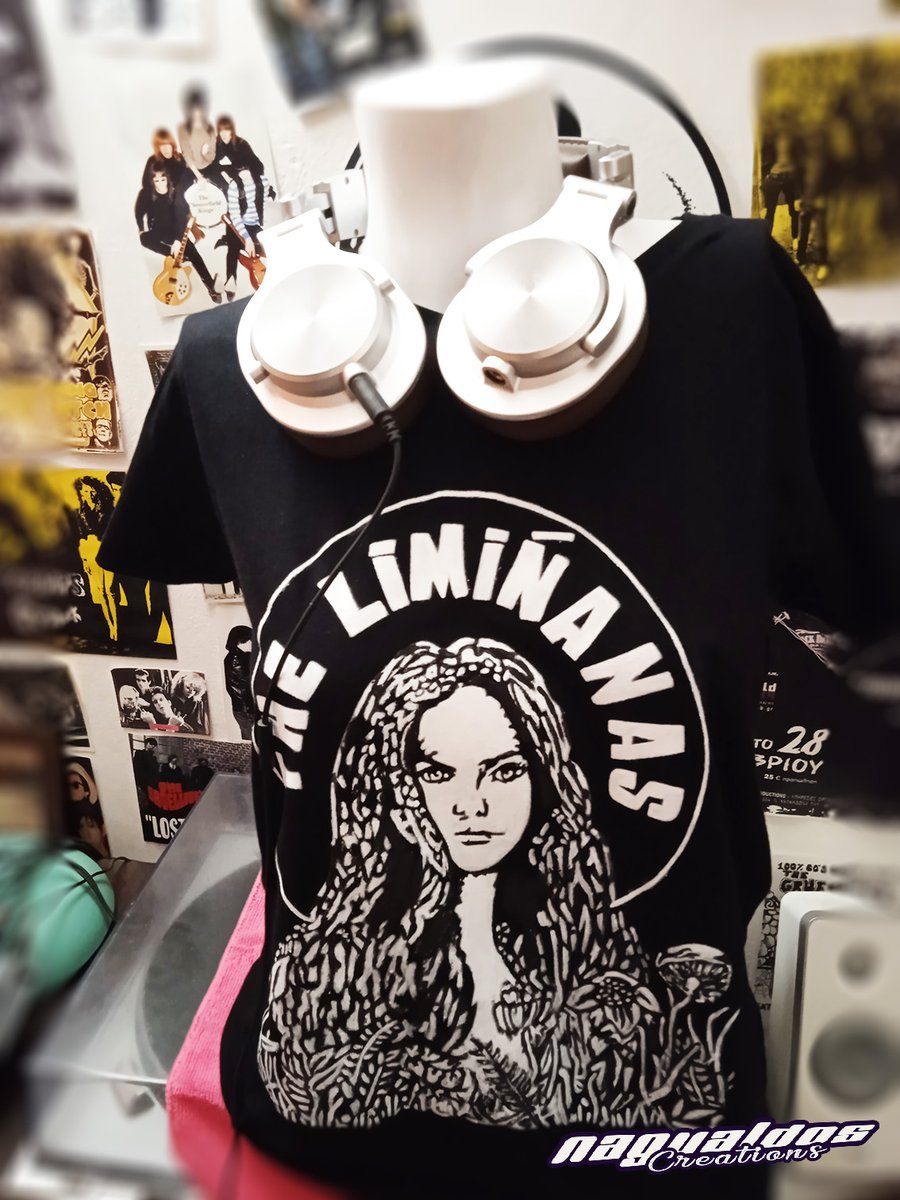nagualdos's tweet photo. The Limiñanas Black T-Shirt. Female Size: M @followers @everyone #handmade #exarxia #rockmusic #garagerock #popmusic #exarcheia #GarageMusic #handpaint #drawingtextile #drawingtextiles #drawingorder #castom #joanjet #psych #exarcheiaart #castomclothes #rockandroll https://t.co/EF5uNdjwTV