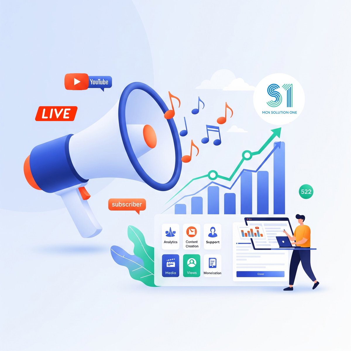 MCNSolutionOne's tweet image. เบื่อไหมกับการปวดหัวเรื่องลิขสิทธิ์, การจัดการช่อง, หรือไม่รู้จะสร้างรายได้ยังไงบน YouTube &amp;amp; Streaming Platform ? 
ถึงเวลาให้คอนเทนต์ของคุณเติบโตไปอีกขั้นอย่างมืออาชีพ! ✨

💬 #MCNSolutionOne จะช่วยปลดล็อกศักยภาพช่องของคุณได้อย่างไร คลิกเลย! mcn.solutiononeholding.com