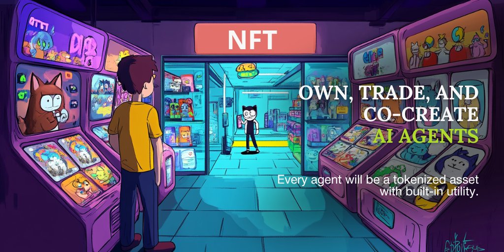 AptosAiLayer's tweet photo. Each AI agent will be represented as an NFT — enabling ownership, trade, and co-creation. Users will be able to collaborate, share revenue, and transfer value seamlessly within a transparent, decentralized framework. https://t.co/Qnftf2uHSR