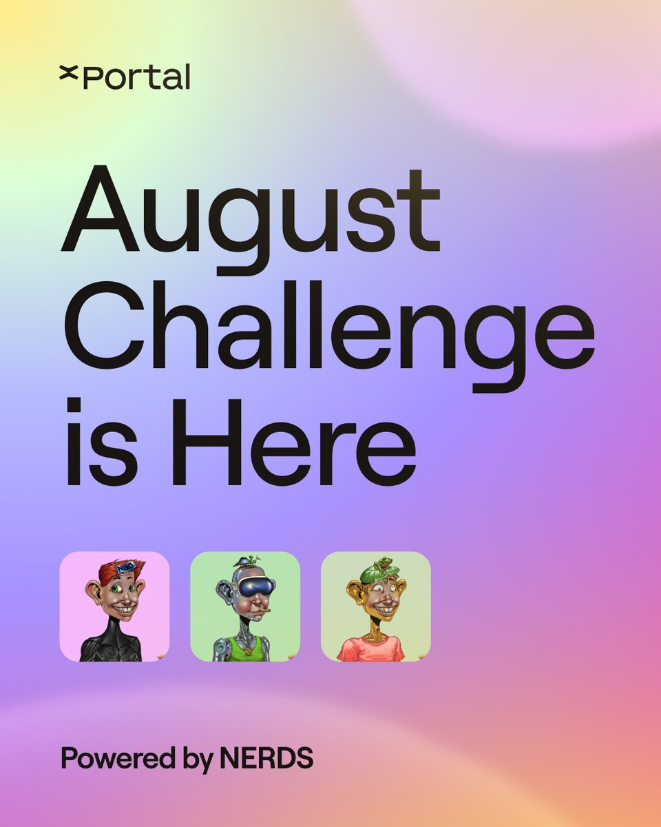 xPortal (@xportalapp) on Twitter photo Earn XP throughout August by engaging, exploring, and being active ⭐️
At the end of the month, the top 3 XP holders will win a NERDS NFT by <a href="/BoredApeXClub/">BAXC DAO & Nerds⚡️🐵</a>.
Let the games begin 😏 Earn XP throughout August by engaging, exploring, and being active ⭐️
At the end of the month, the top 3 XP holders will win a NERDS NFT by <a href="/BoredApeXClub/">BAXC DAO & Nerds⚡️🐵</a>.
Let the games begin 😏