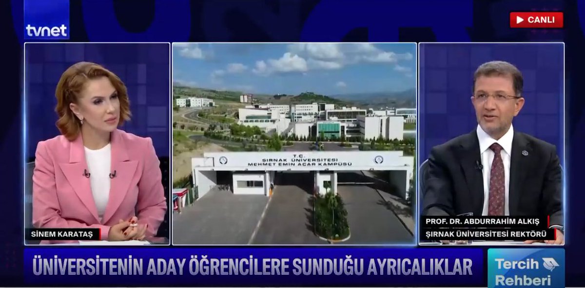 Rektörümüz Prof. Dr. Abdurrahim Alkış TVNET’te “Tercih Rehberi” Programına Konuk Oldu

Programın Tamamını Youtube Kanalımızdan İzleyebilirsiniz. 

youtube.com/watch?v=D8JbK0…
