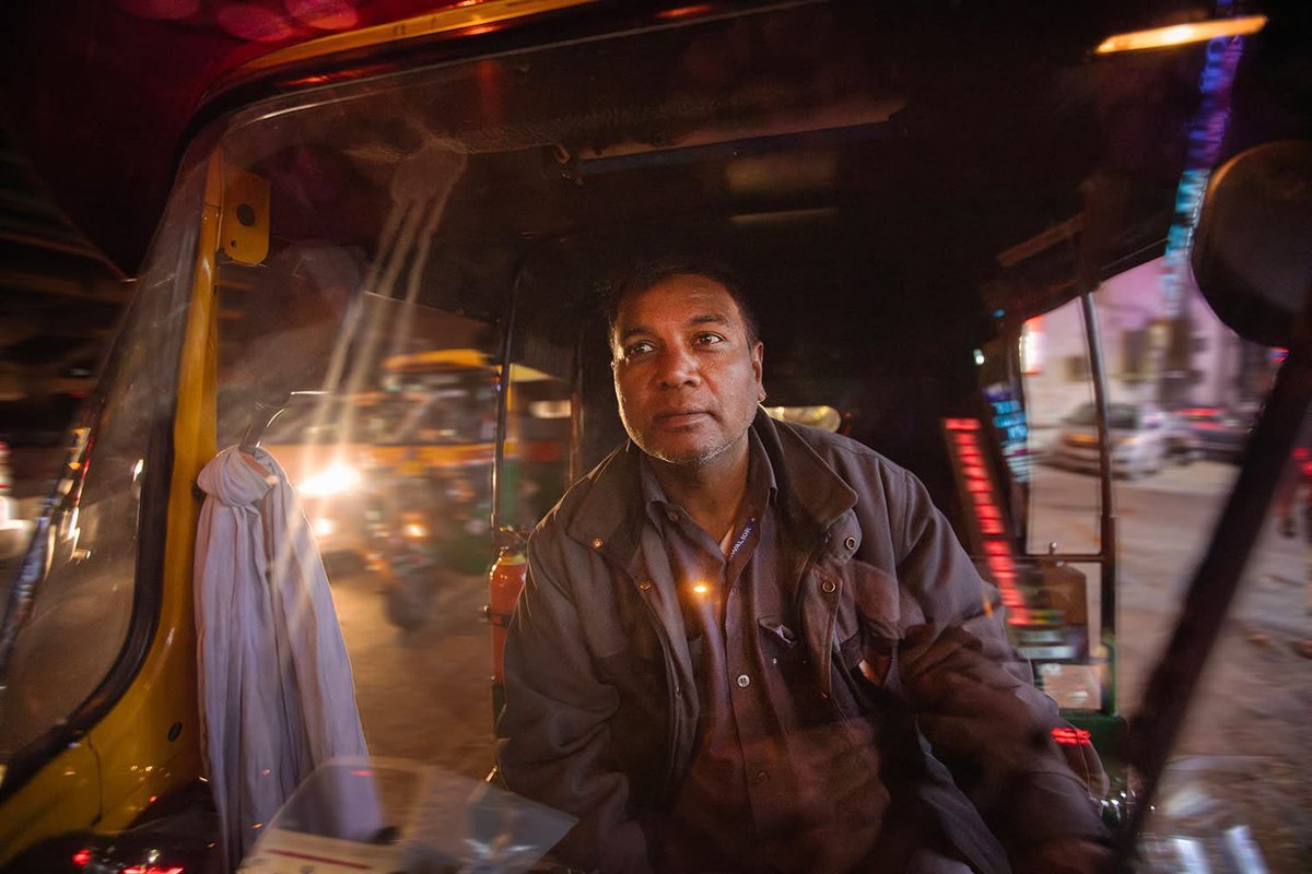 A couple of years back I traveled to India for two weeks to shoot some personal work. The night before I came home I stayed in Delhi. Still trigger happy to make the most of my final evening I spent a few hours shooting Tuk Tuk drivers.