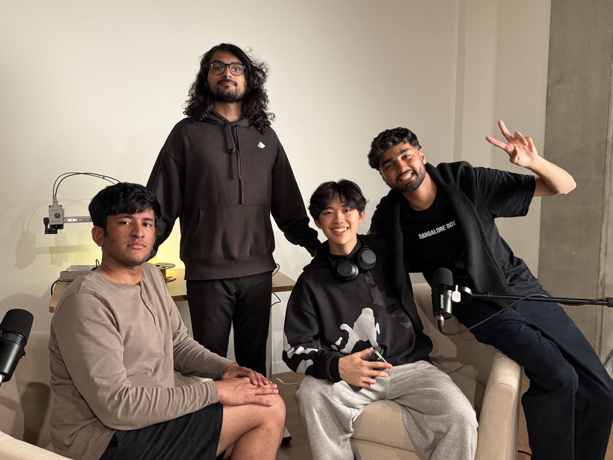 abhay shenoy (@abhayshenoyx) on Twitter photo these boys are too goated <a href="/capihouse_/">capi house</a>
it’s a home for immigrant founders
& now they’re setting up a banger studio in san francisco. these boys are too goated <a href="/capihouse_/">capi house</a>
it’s a home for immigrant founders
& now they’re setting up a banger studio in san francisco.