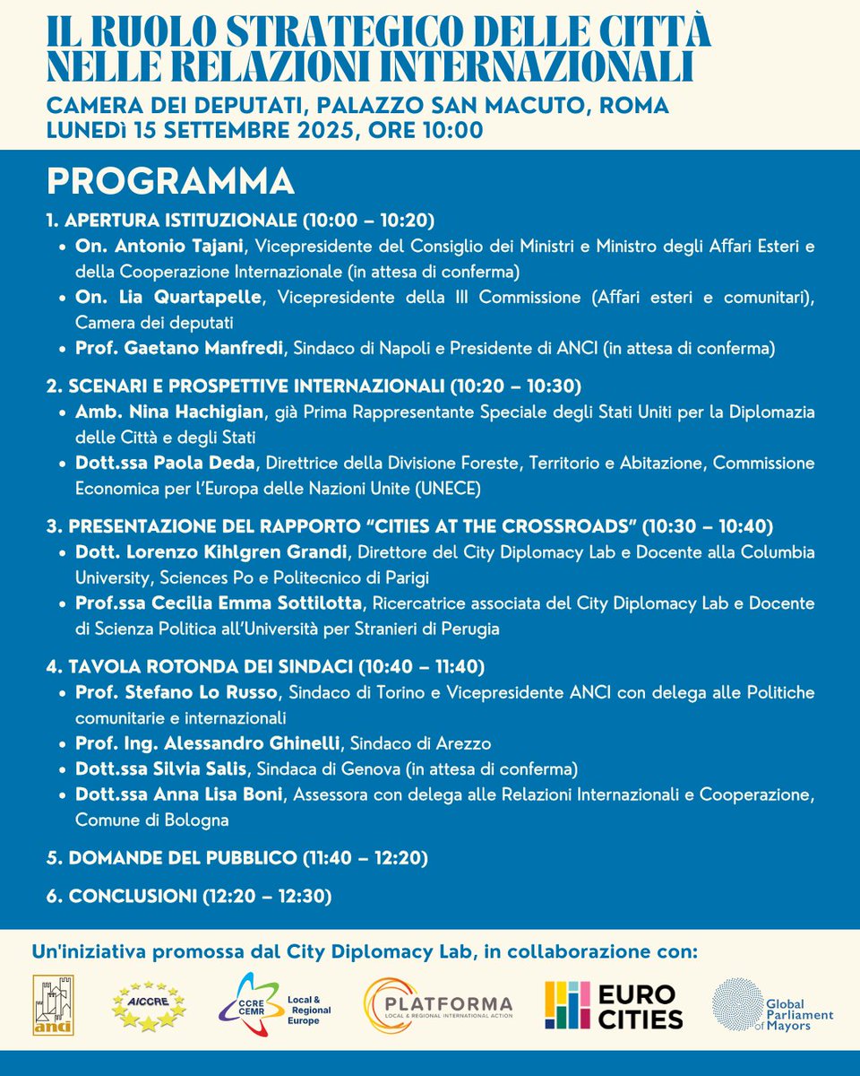 City Diplomacy Lab tweet media