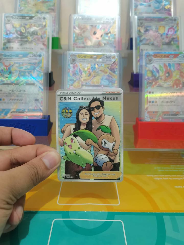 The only photo I received from a client was back in February.🍃

We are still offering custom Pokémon cards for you and your loved ones. 

Feel free to message me for your inquiries. ☺️

#pokèmon #custompokemoncard #pokemontcg #illustration #tradingcard #vgen #vgenopen