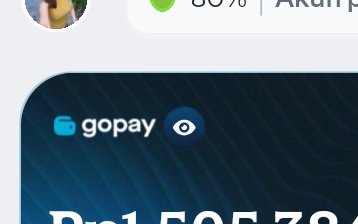 klo nominal gopay error, simply klik dua kali tanda mata ini.
taraa terupdate nominalnya, yaa meskipun msh error dan blm bs di pakek jg 🤣